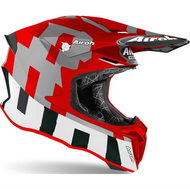 AIROH TWIST 2.0 FRAME Red/Grey-Matte - Motorbike Helmet