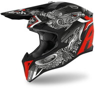 AIROH WRAAP OCTOPUS Black/Red - Motorbike Helmet