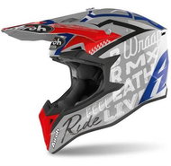 AIROH WRAAP STREET Grey/Blue/Red - Motorbike Helmet