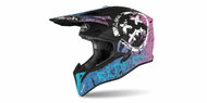 AIROH WRAAP SMILE Blue/Purple - Motorbike Helmet