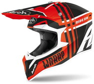 AIROH WRAAP BROKEN Black/Orange - Motorbike Helmet