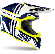 AIROH WRAAP BROKEN Blue/Fluo - Motorbike Helmet