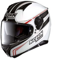 Nolan N87 Rapid N-Com Metal White 17 - Motorbike Helmet
