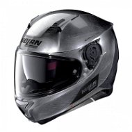 Nolan N87 Emblema N-Com Scratched Chrome 77 - Motorbike Helmet