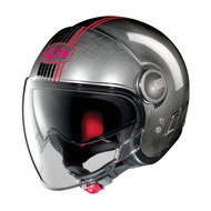 Nolan N21 Visor Joie De Vivre Scratched Chrome 44 - Motorbike Helmet