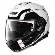 Nolan N100-5 Consistency N-Com Metal White 19 - Motorbike Helmet