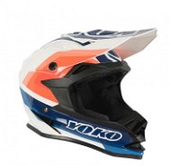 YOKO SCRAMBLE White/Blue/Orange - Motorbike Helmet