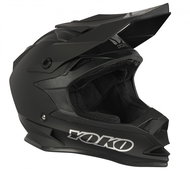 YOKO SCRAMBLE Matt Black - Motorbike Helmet