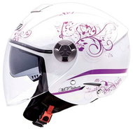 MT HELMETS City Eleven Bella - women's, women's (white / purple, size M) - Motorbike Helmet
