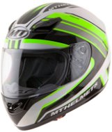 MT HELMETS Imola II Overcome (white / black / fluo matt, size L) - Motorbike Helmet