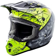FLY RACING Kinetic CRUX (Hi-Viz / Gray / Black, size M) - Motorbike Helmet