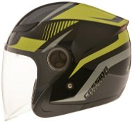 CASSIDA Reflex (black/yellow fluo/grey, size L) - Motorbike Helmet
