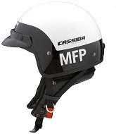 CASSIDA Police MFP (čierna/biela, veľkosť XS) - Prilba na motorku