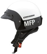 CASSIDA Police MFP (black / white, size L) - Motorbike Helmet