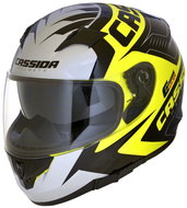 CASSIDA Integral 2.0 Perimetric (yellow fluo / black / white / gray, size L) - Motorbike Helmet