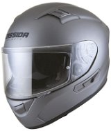 CASSIDA Cyclone (silver titanium matte, size L) - Motorbike Helmet