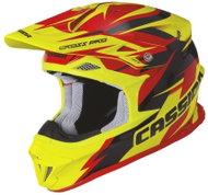 CASSIDA Cross Pro (red / yellow fluo / black, size S) - Motorbike Helmet