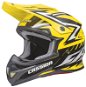 CASSIDA Cross Cup (yellow fluo / black / white pearl, size M) - Motorbike Helmet