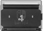 Játékkonzol állvány 4mount - Wall Mount for Nintendo Switch Black - Stojan na herní konzoli