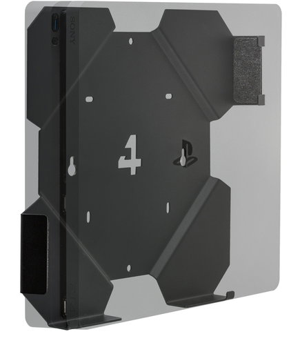 4mount - Wall Mount for PlayStation 4 Slim Black - Játékkonzol állvány - Fő fotó