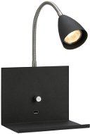 Markslöjd 107141 - Dimmable Wall Lamp with USB Socket LOGI, 1xGU10/7W/230V - Wall Lamp