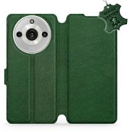 Kožené Mobiwear flip pro Realme 11 Pro - Zelené - L_GRS - Phone Case