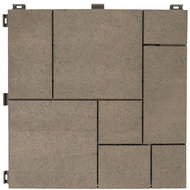 MULTY HOME Tiles STONE MOSAIC 30 × 30 cm, brown oak, rubber - Plastic Tiles