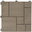 Tiles STONE MOSAIC 30 × 30 cm, brown oak, rubber