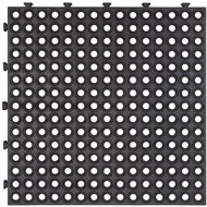 MULTY HOME Tile EXTREME DRAINAGE 45 × 45 cm, black, rubber - Plastic Tiles