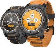 myPhone Hammer Watch oranžovo-čierne - Smart hodinky