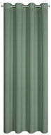 Mybesthome EASY TOP decorative curtain with rings 140 × 250 cm, dark mint, 1 pc. - Drape