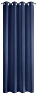 Mybesthome EASY TOP dekorační závěs s kroužky 140 × 250 cm, tmavě modrý, 1 ks - Drape
