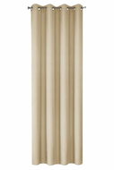 Mybesthome EASY TOP dekorační závěs s kroužky 140 × 250 cm, béžový, 1 ks - Drape