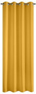 Mybesthome EASY TOP dekorační závěs s kroužky 140 × 250 cm, mustard/hořčicový, 1 ks - Drape