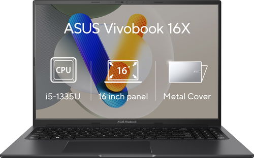 ASUS Vivobook 16X K3604VA-MB227W Indie Black kovový - Notebook - Hlavní obrázek