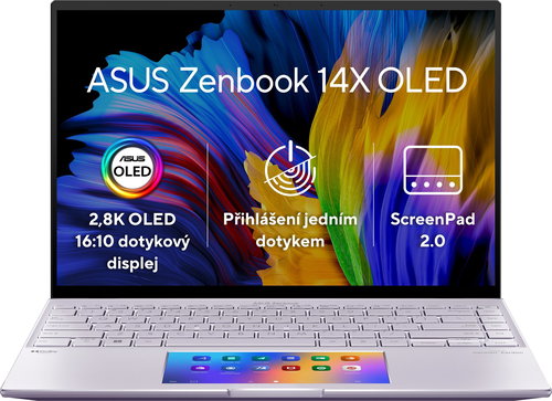 ASUS Zenbook 14X OLED UX5400EG-KN264T Lilac Mist All-metal - Laptop - Main image