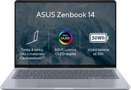 ASUS Zenbook 14 UX3480QA-OLED1057W Arctic Blue celokovový (bez adaptéru) - Notebook