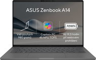 ASUS Zenbook A14 UX3407QA-OLED339X Iceland Gray celokovový - Notebook
