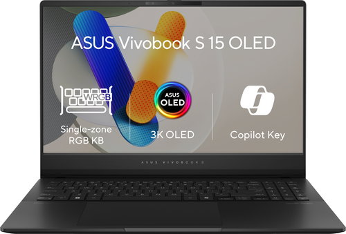 ASUS Vivobook S 15 OLED S5506MA-OLED036W Neutral Black all-metal - Laptop - Main image