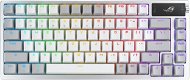 Gaming-Tastatur ASUS ROG AZOTH Moonlight White (ROG NX Snow / PBT) - US - Herní klávesnice