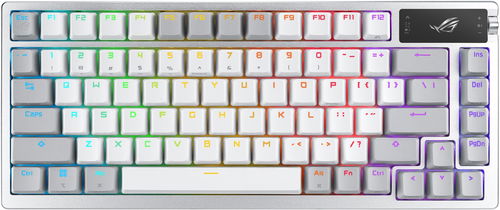 ASUS ROG AZOTH Moonlight White (ROG NX Snow / PBT) – US - Herná klávesnica - Hlavný obrázok
