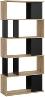 Falco Shelf Penta 735, oak sonoma / black - Shelving Unit