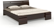GCO Slavia 180 × 200 cm borovice masiv, palisandr - Postel