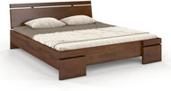 GCO Slavia Long 180 × 220 cm borovice masiv, ořech - Postel