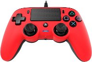 Gamepad Nacon Wired Compact Controller PS4 - Red - Gamepad