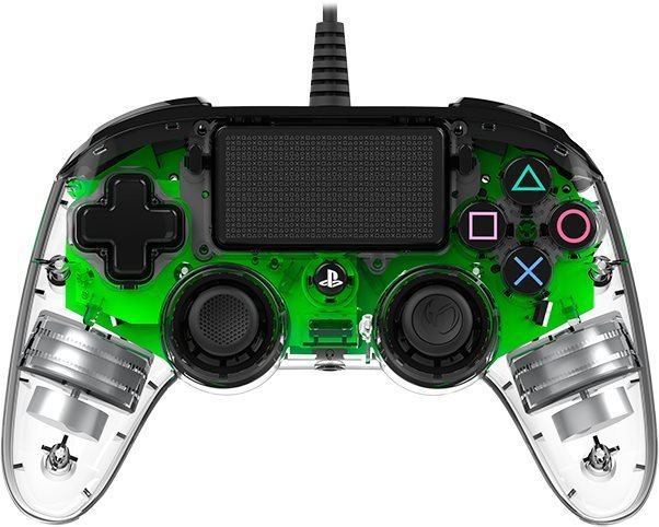 Nacon Wired Compact Controller PS4 - Transparent Green from