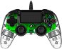 Gamepad Nacon Wired Compact Controller PS4 – priehľadný zelený - Gamepad