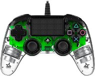 Gamepad Nacon Wired Compact Controller PS4 - průhledný zelený - Gamepad