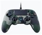 Gamepad Nacon Wired Compact Controller PS4 - Green Camouflage - Gamepad