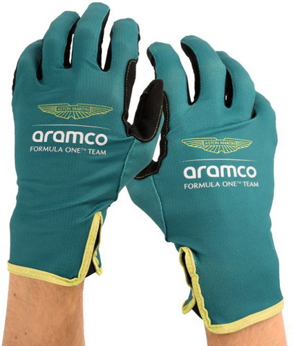 Nacon Revosim Aston Martin Aramco F1 Racing Gloves - rukavice L - Driving Gloves - Main image